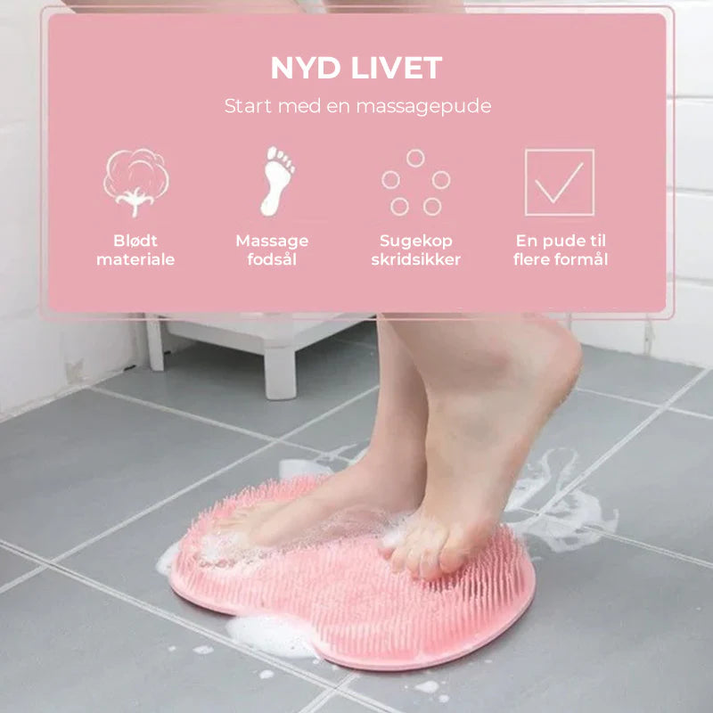 Massagemåtte™ | Fod- og rygskraber til brusebadet